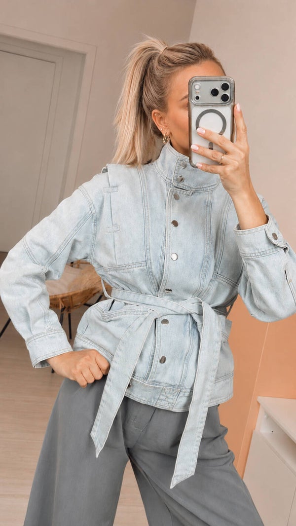 Florence denim jacket 🤍
