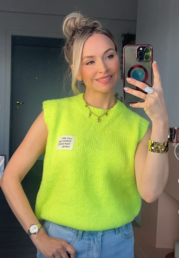 Sunny sleeveless knit - Green