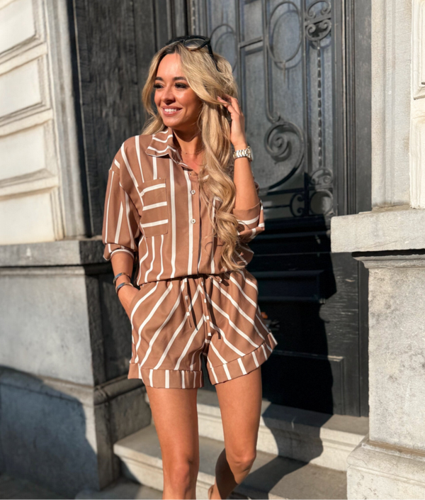 Juliette playsuit - Brown