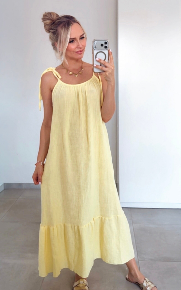 Solea breeze dress - Geel