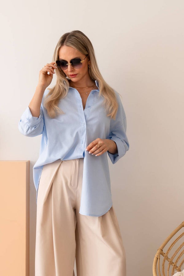Hemd “Noé” – lichtblauw oversized