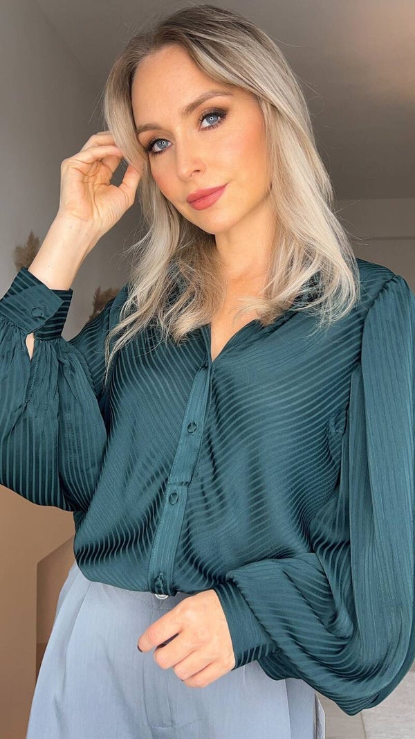 Jolie blouse - emerald