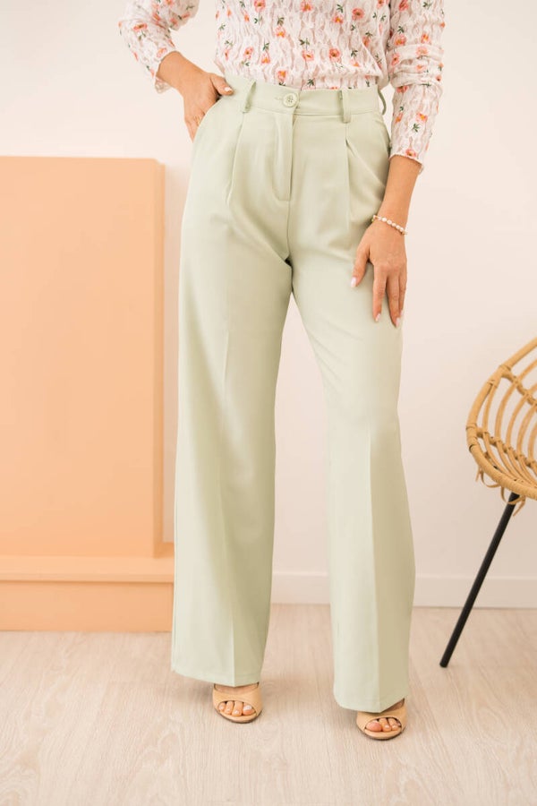 Elena Mintgroene Broek