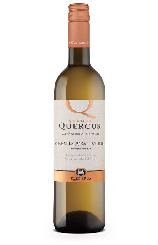 Slovenië - Brda -  KLET - Quercus - Rumeni Muskat - Verduc