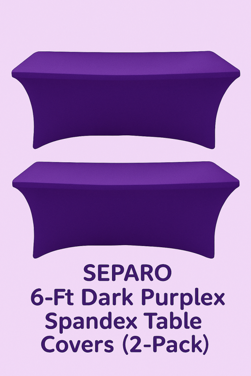 Purple Spandex Tablecloths