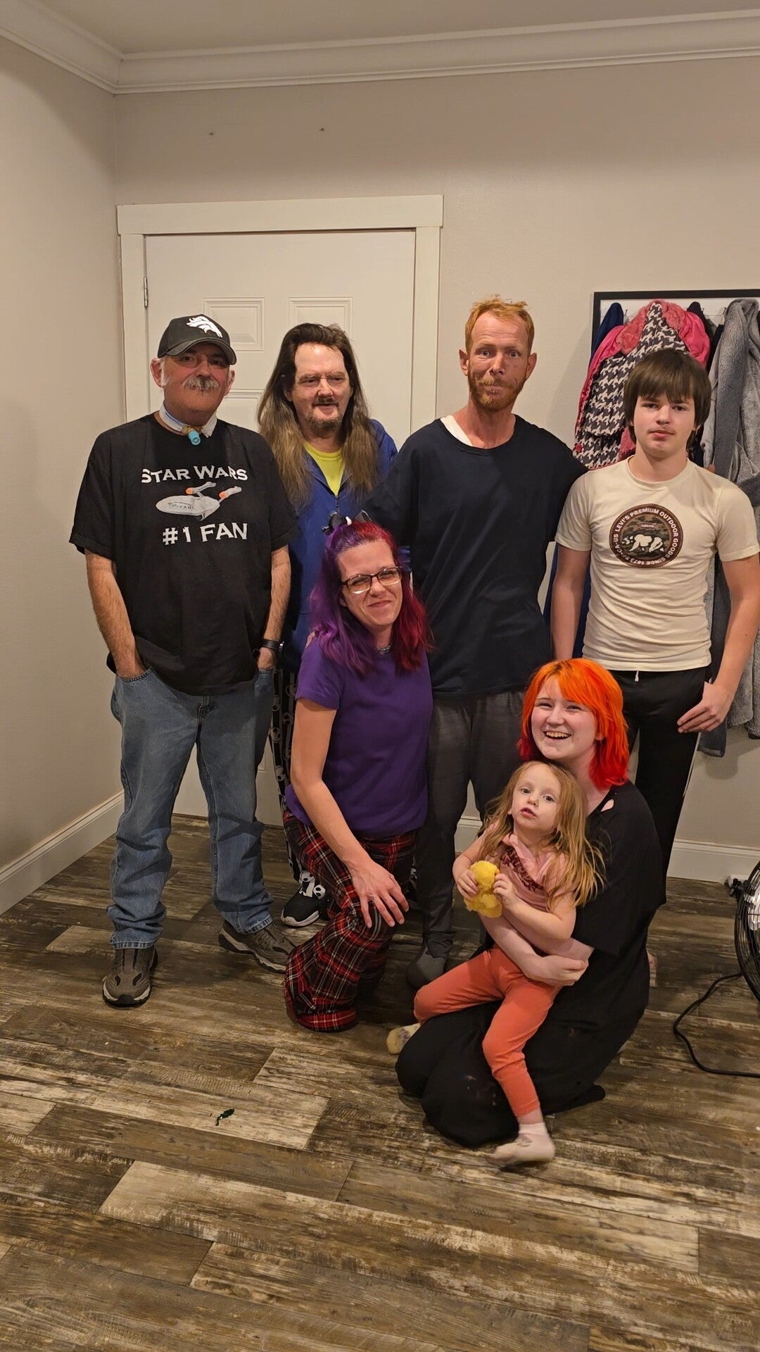 Samara with Robert, the kids, Brandon, and Uncle Joe