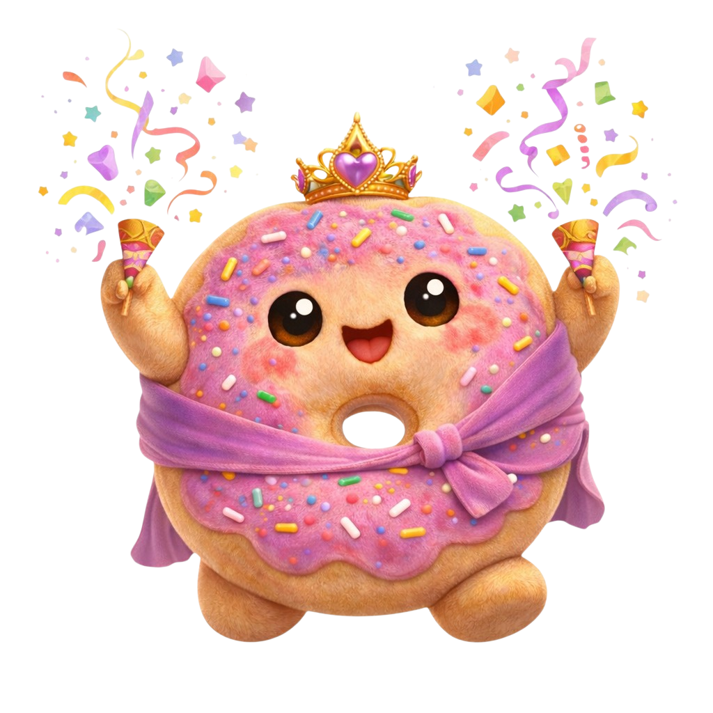 Sir Glazey donut character