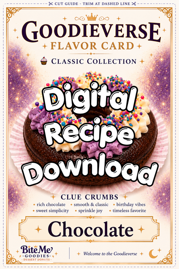 Chocolate Cake Donut Base – Digital Recipe Download