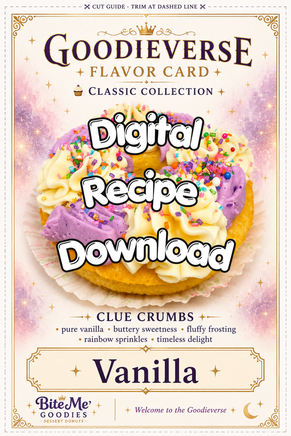 Vanilla Cake Donut Base – Digital Recipe Download