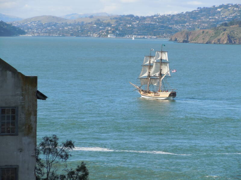 Lady Washington, Tradi-Segler, Großsegler, Alcatraz
