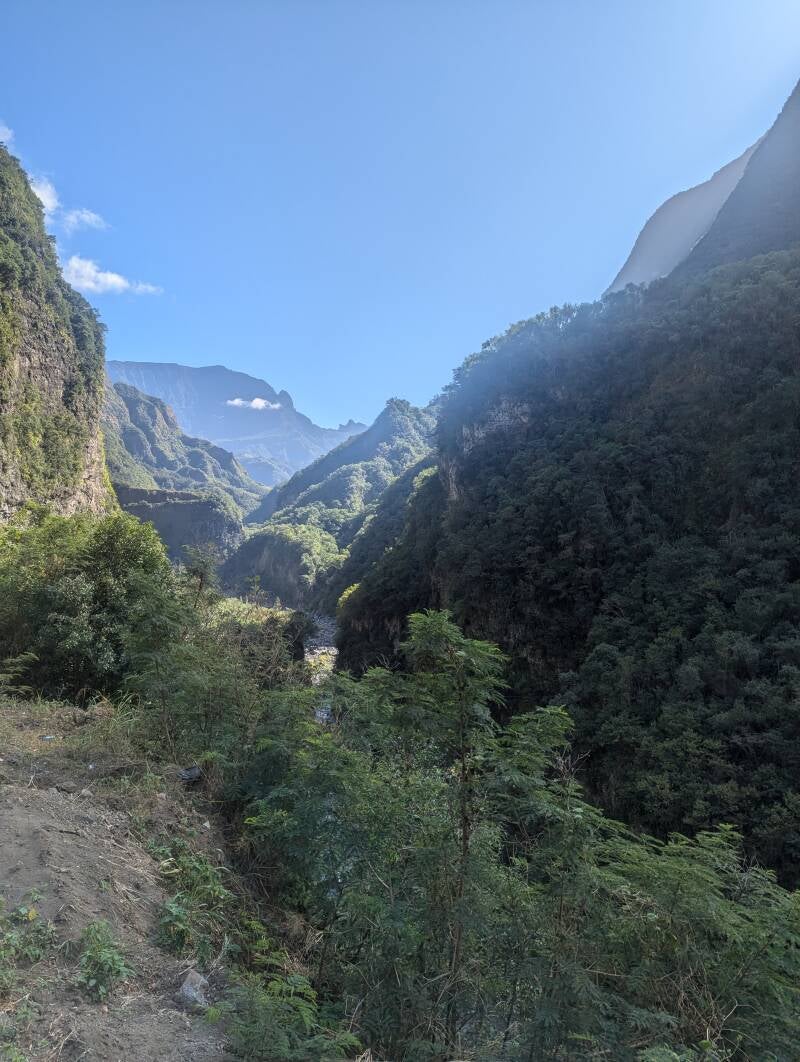 Bergpanorama auf La Réunion