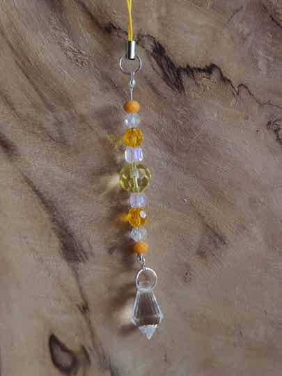 Suncatcher kristal geel