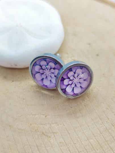 Oorstekers bloem zilver