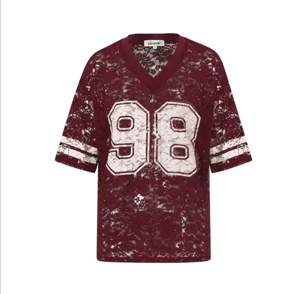 Lace jersey t-shirt 98