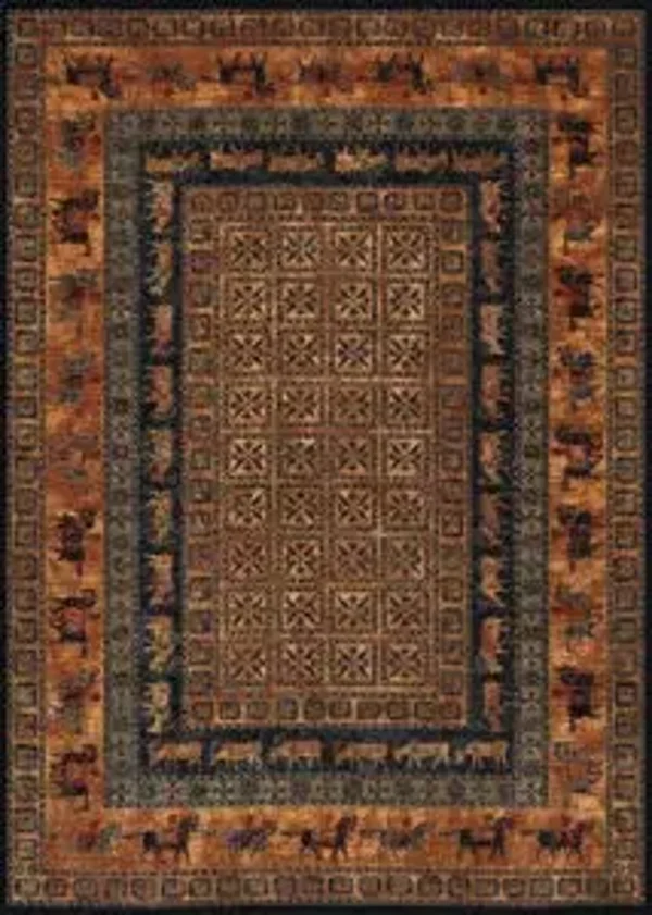Old World Classics Pazyrk Rug Collection Burnished Rust