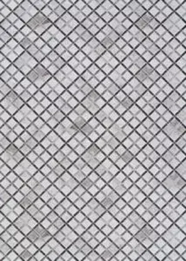 Prairie Retro Lattice Rug Collection Grey/Ivory