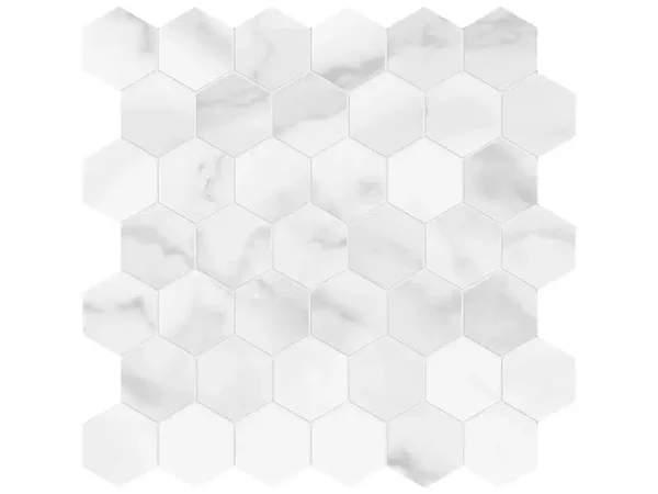 Plata Polished 2" Hexagon Mosaic Tile Collection