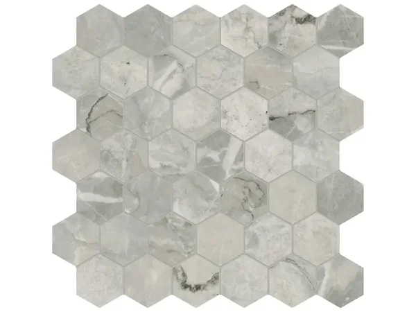 Majesto Atlantic Ocean Honed 2" Hex Mosaic Tile Collection