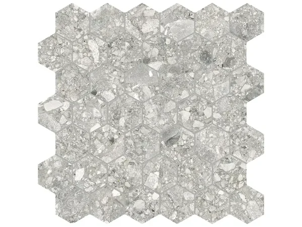 Majesto Ceppo Di Gre Honed 2" Hex Mosaic Tile Collection