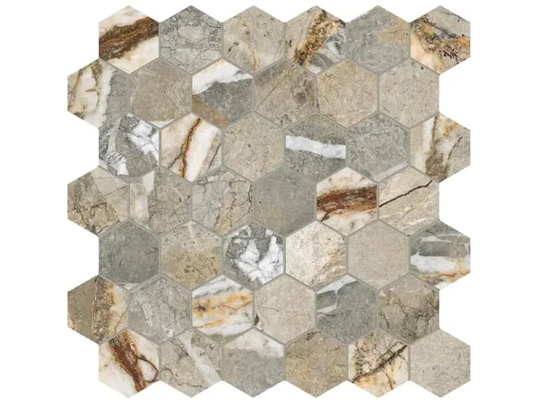 Majesto Foresta Honed 2" Hex Mosaic Tile Collection