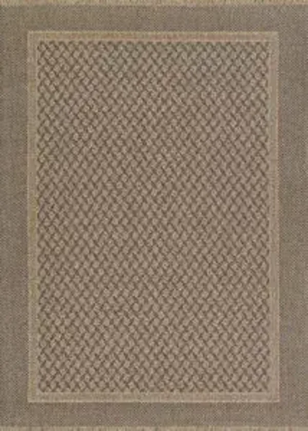 Naturalistic Symmetry Rug Collection Natural/Black