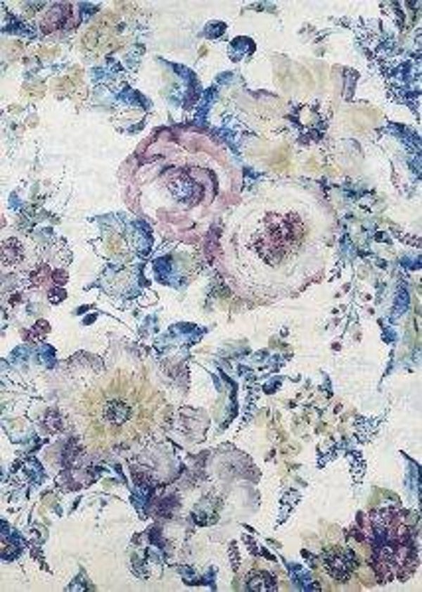 Easton Floral Chic Rug Collection Bone/Multi