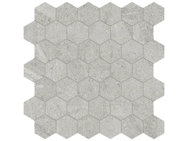 Lithoform 2" Hexagon Organic Matte Tile Mosaic Collection