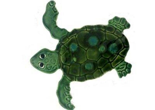 Turtle Watermark Mosaic Pool Tile