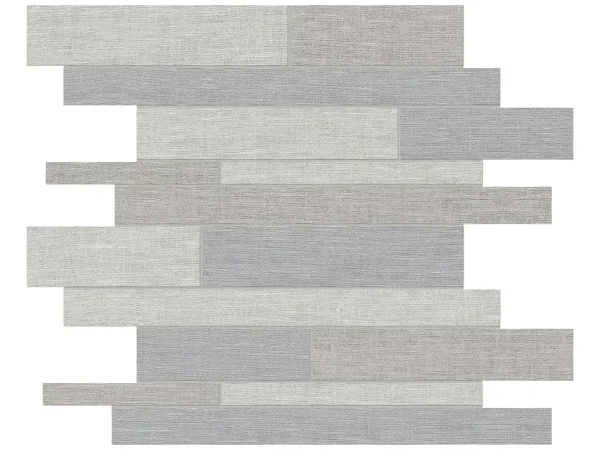Belgian Linen Random Strip Mosaic Tile Collection