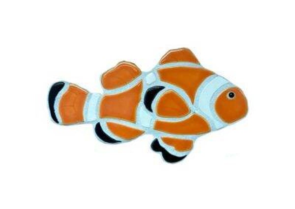 Clown Fish Watermark Mosaic Pool Tile
