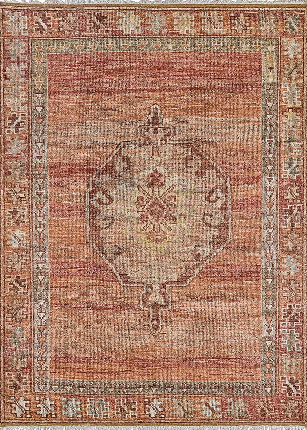 Desi Udaipur Rug Collection Rust