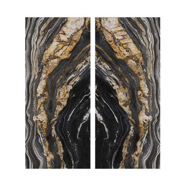 Majesto Oro Noir Polished 48x110 Porcelain Slab