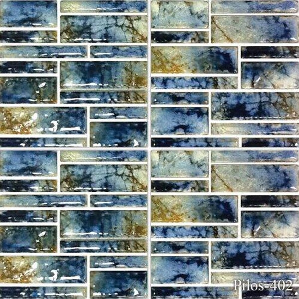 Pilos Random Block Mosaic Pool Tile