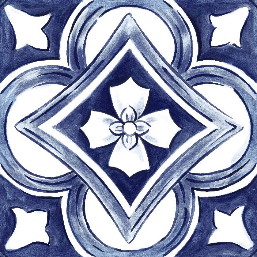 Amuri 8x8 Deco Mailoica Tile Collection