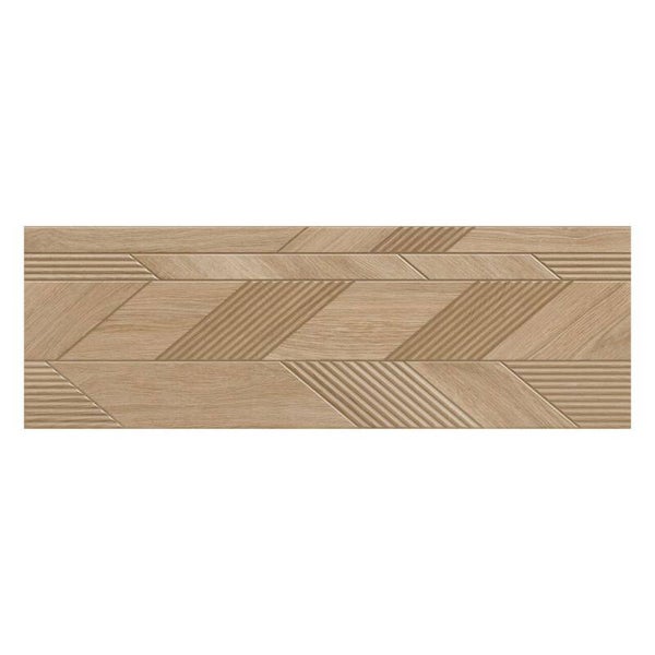 New Dimensions 12x36 Dark Oak Chevron