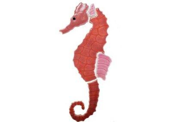 Seahorse Watermark Mosaic Pool Tile