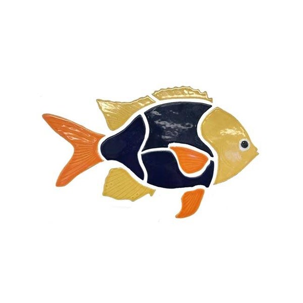Tetra Fish Watermark Mosaic Pool Tile