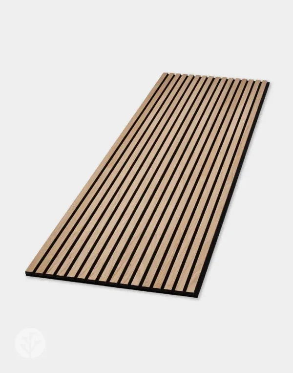 Luxury American Oak Acoustic Slat Wall Panel - Standard Finish - 25.2"x94.5"
