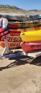 Water sports on nearby beach