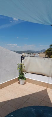 Mountainside view from roof terrace 3