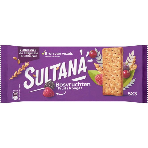 Sultana Fruitbiscuit bosvruchten