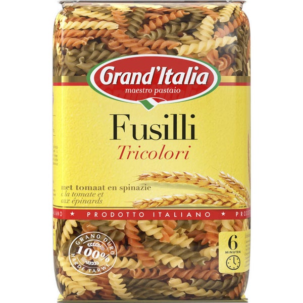Grand' Italia Fusilli tricolori