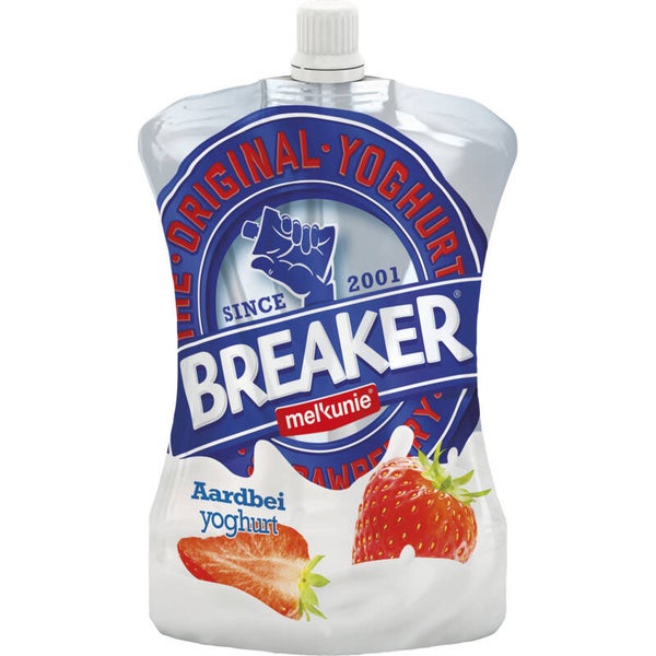 Melkunie Breaker yoghurt aardbei