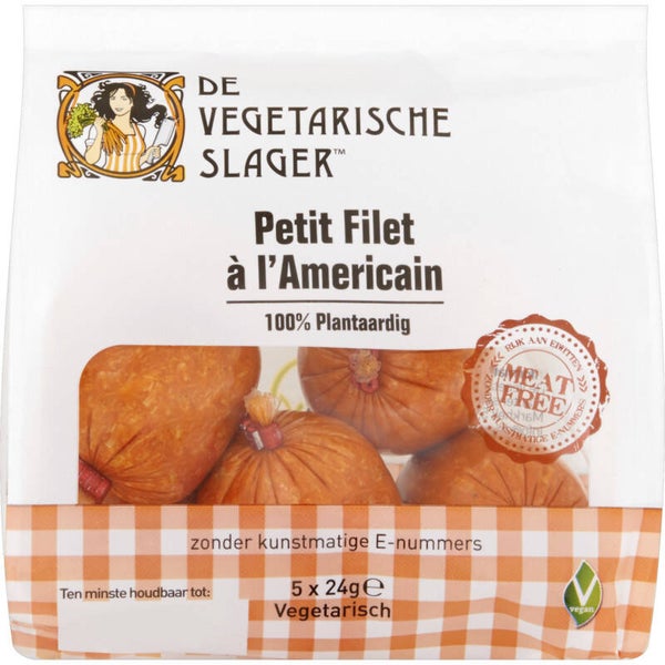 Vegetarische Slager Petit filet à l'Americain
