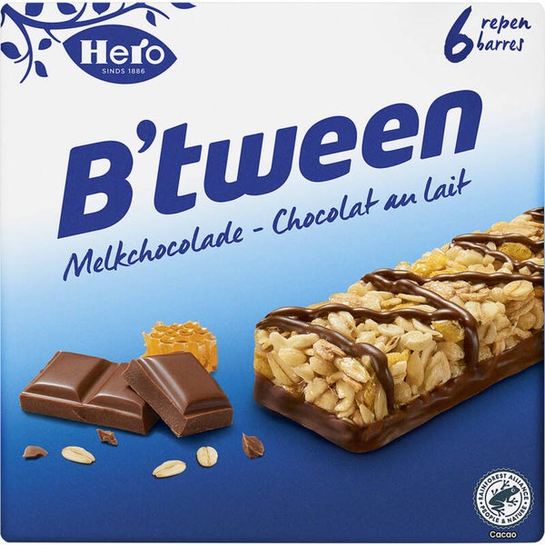 Hero B'tween mueslireep melkchocolade
