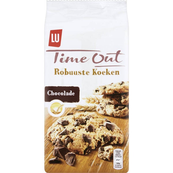 Time Out Time out robuuste chocolade 8 koekjes