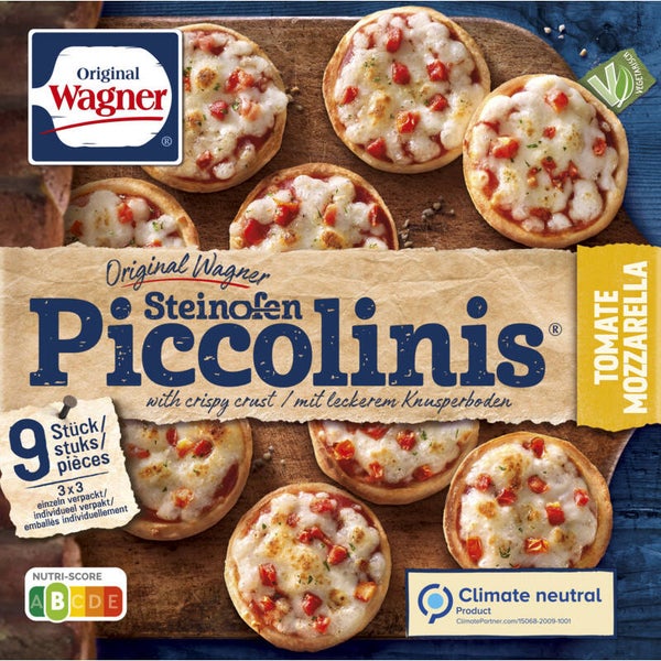Wagner Piccolinis mini pizza tomaat mozzarella