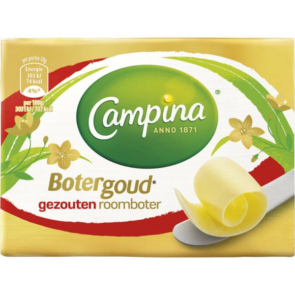 Campina Botergoud gezouten roomboter