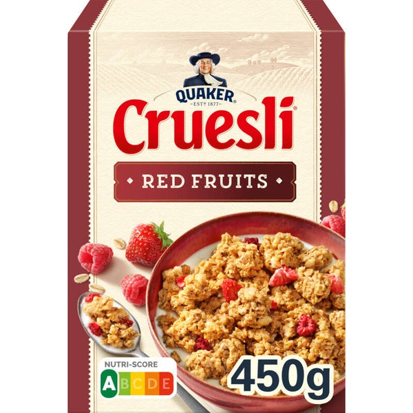 Quaker Cruesli rood fruit