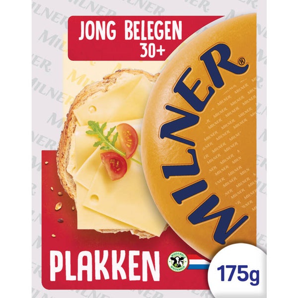 Milner Jong belegen kaas 30+ plakken